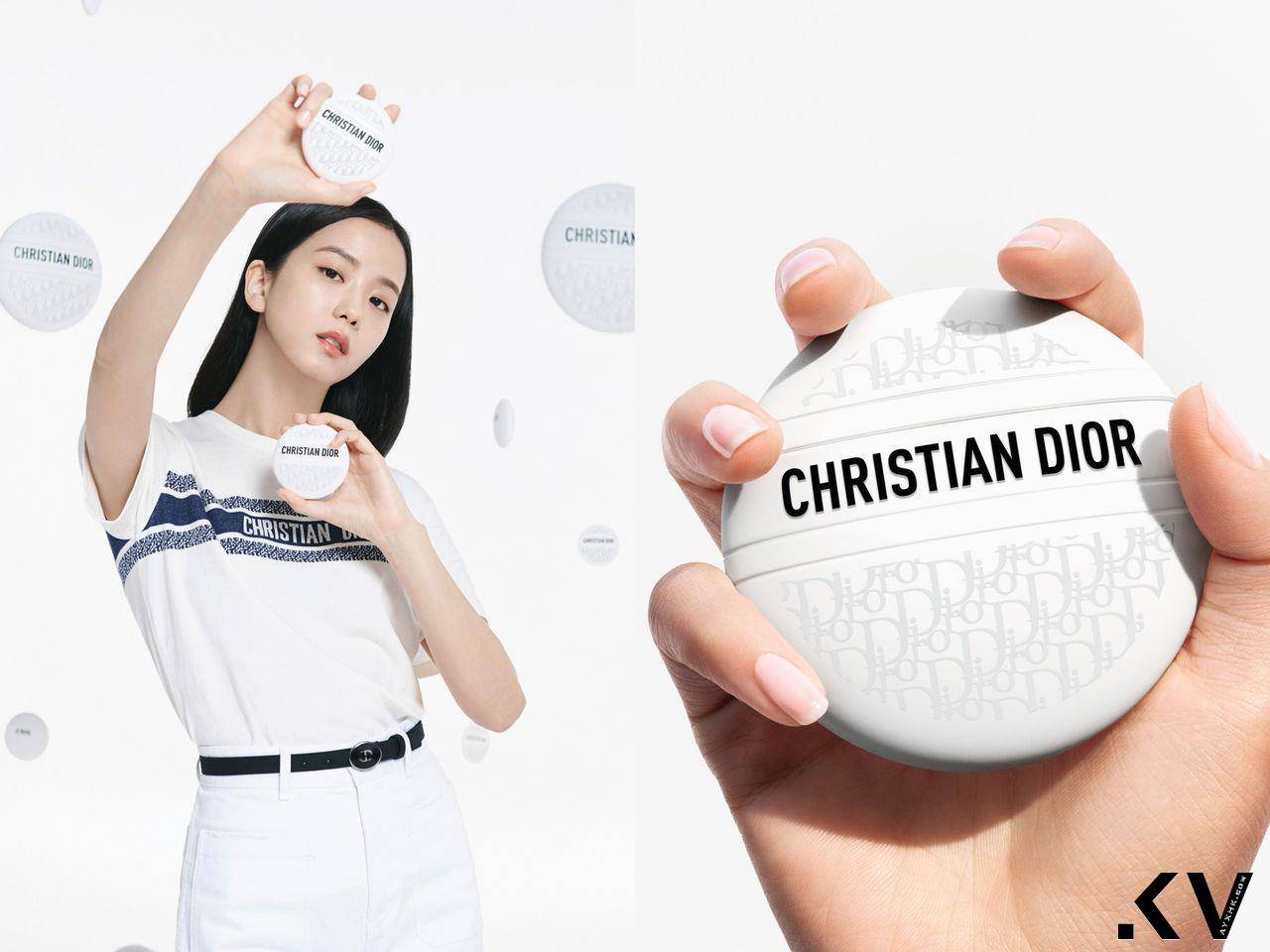 试・开箱／Jisoo、车银优都在拿白色球球太可爱！Dior老花设计养肤够时髦 最新资讯 图2张